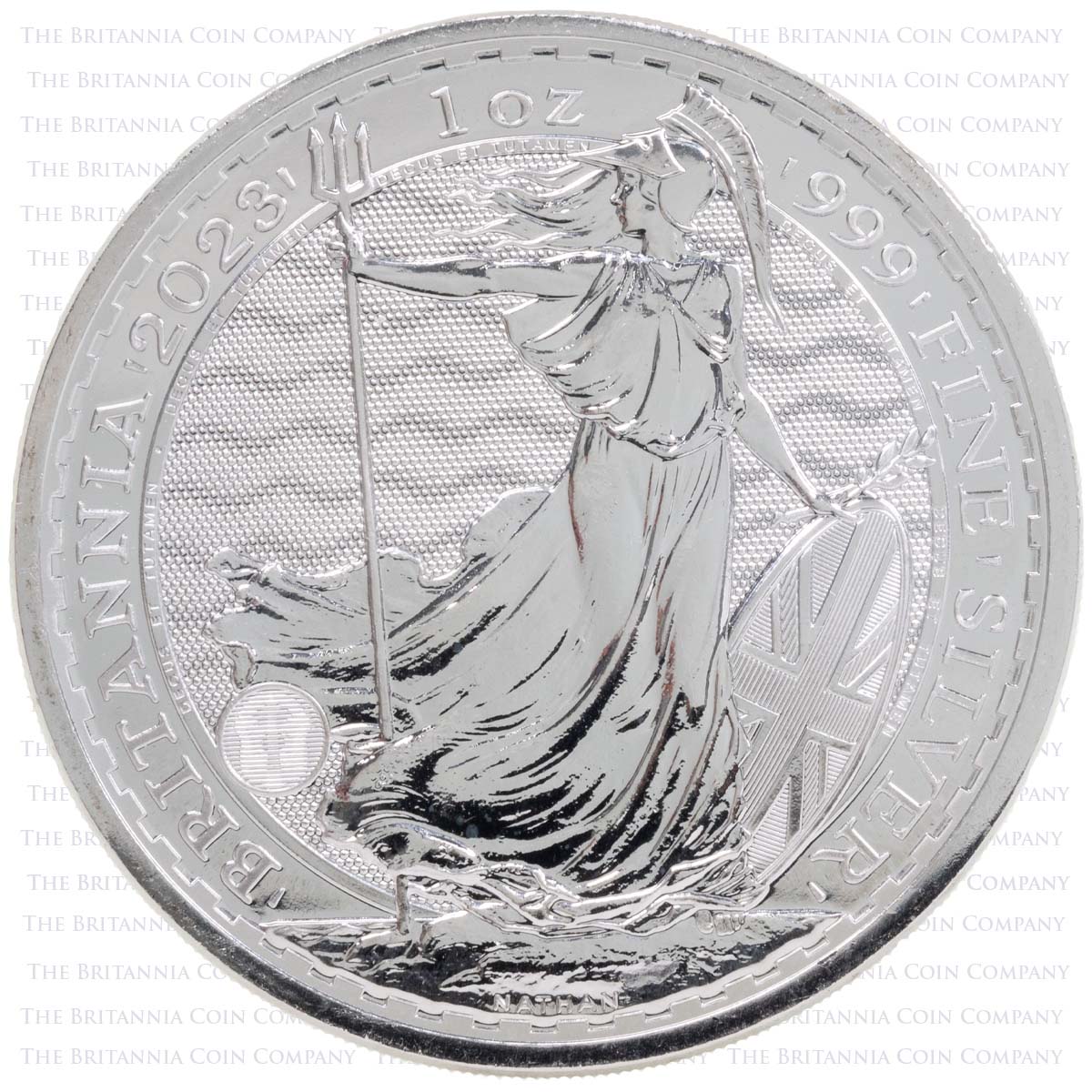 UKBSB231C 2023 Britannia One Ounce Silver Bullion Coin Queen Elizabeth II Reverse