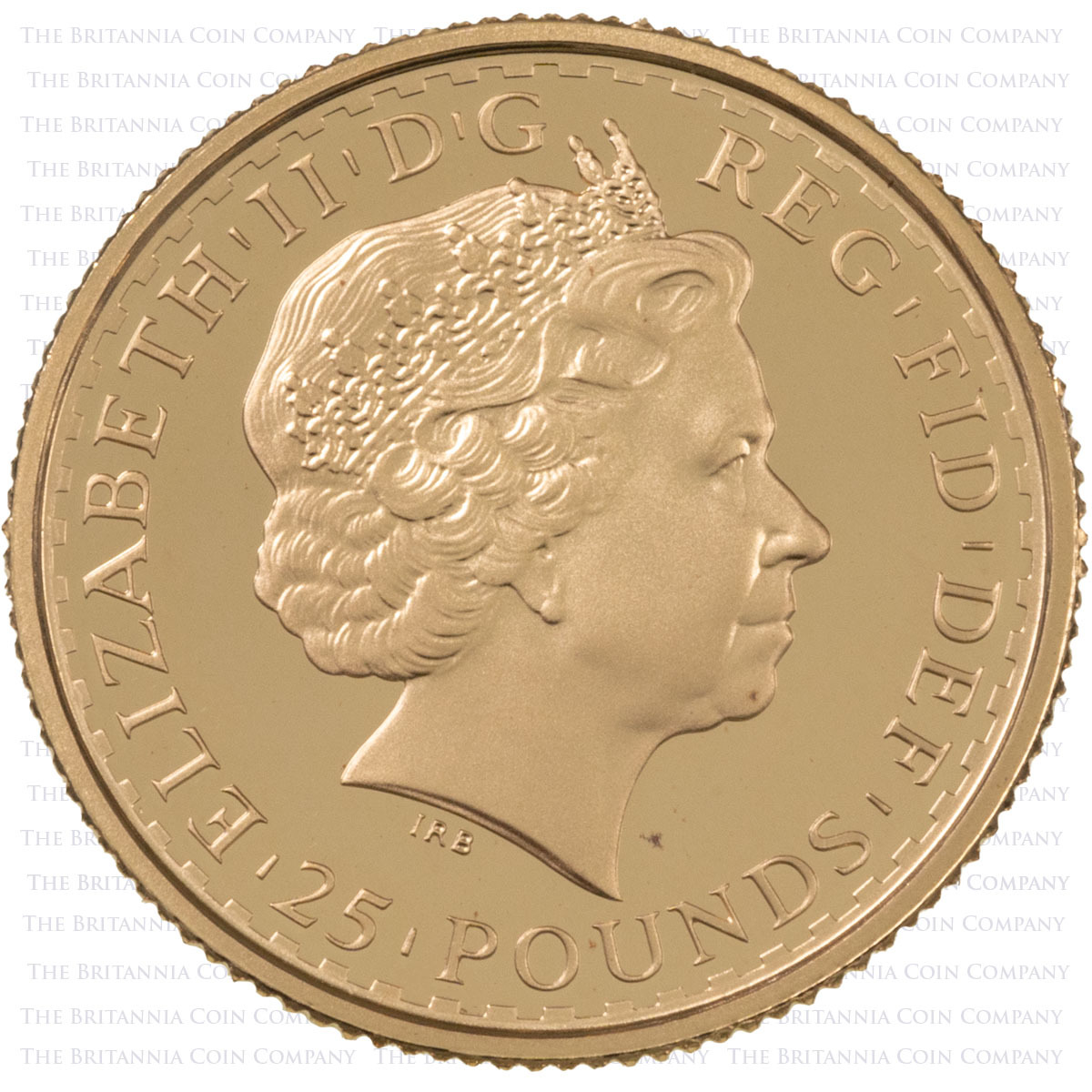 2003 Gold Proof Four Coin Britannia Set 1/4oz Obverse