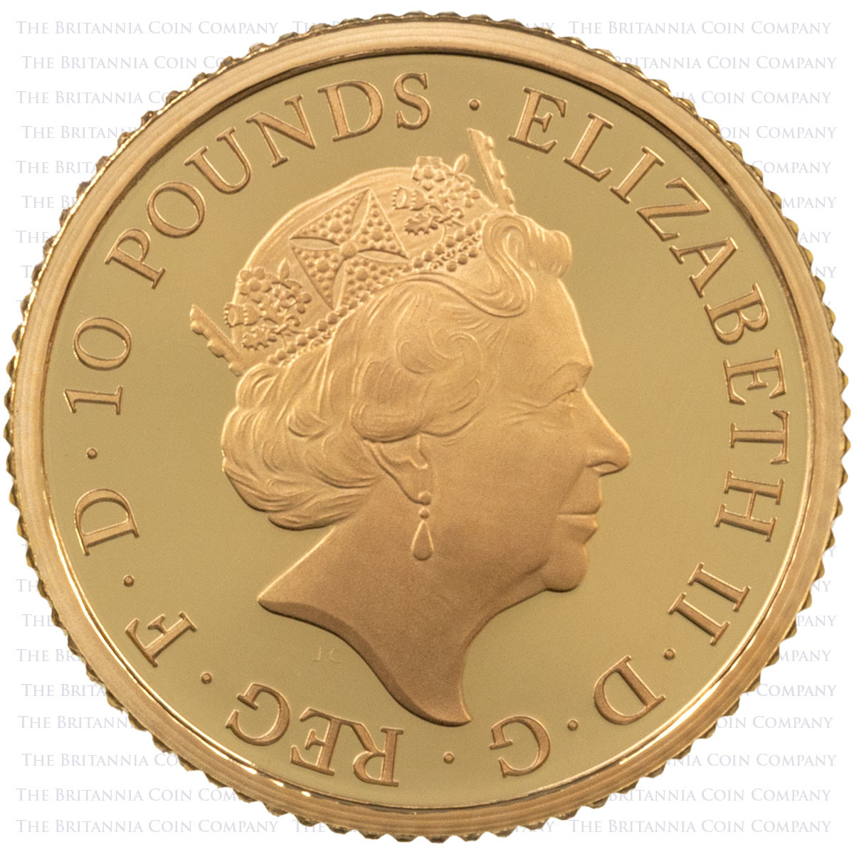 BR18GSET 2018 Gold Proof Six Coin Britannia Set 1/10oz Obverse