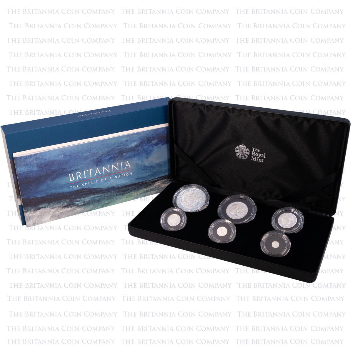 2018 Britannia Six Coin Silver Proof Set Boxed