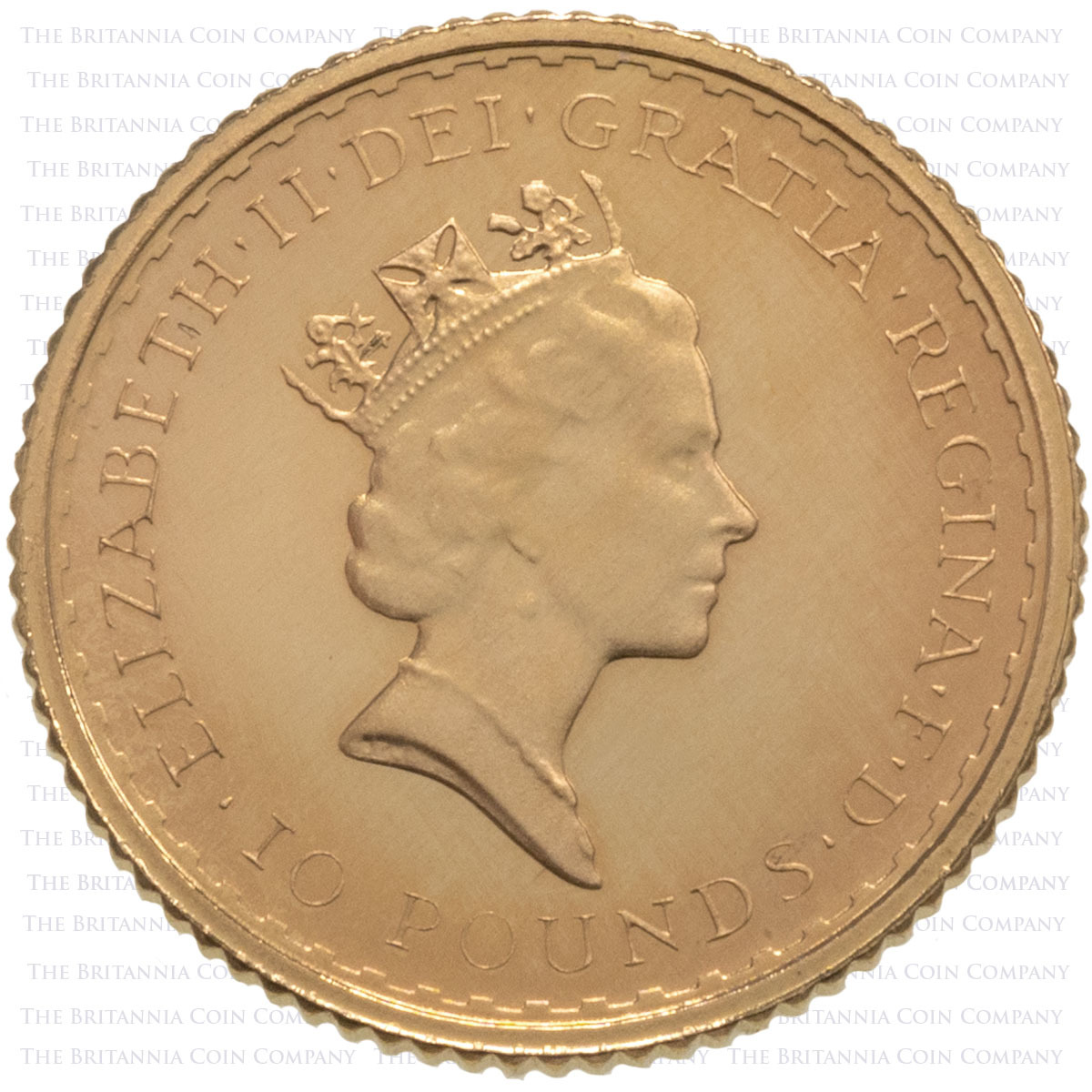 1997 Gold Proof Four Coin Britannia Set 1/10oz Obverse