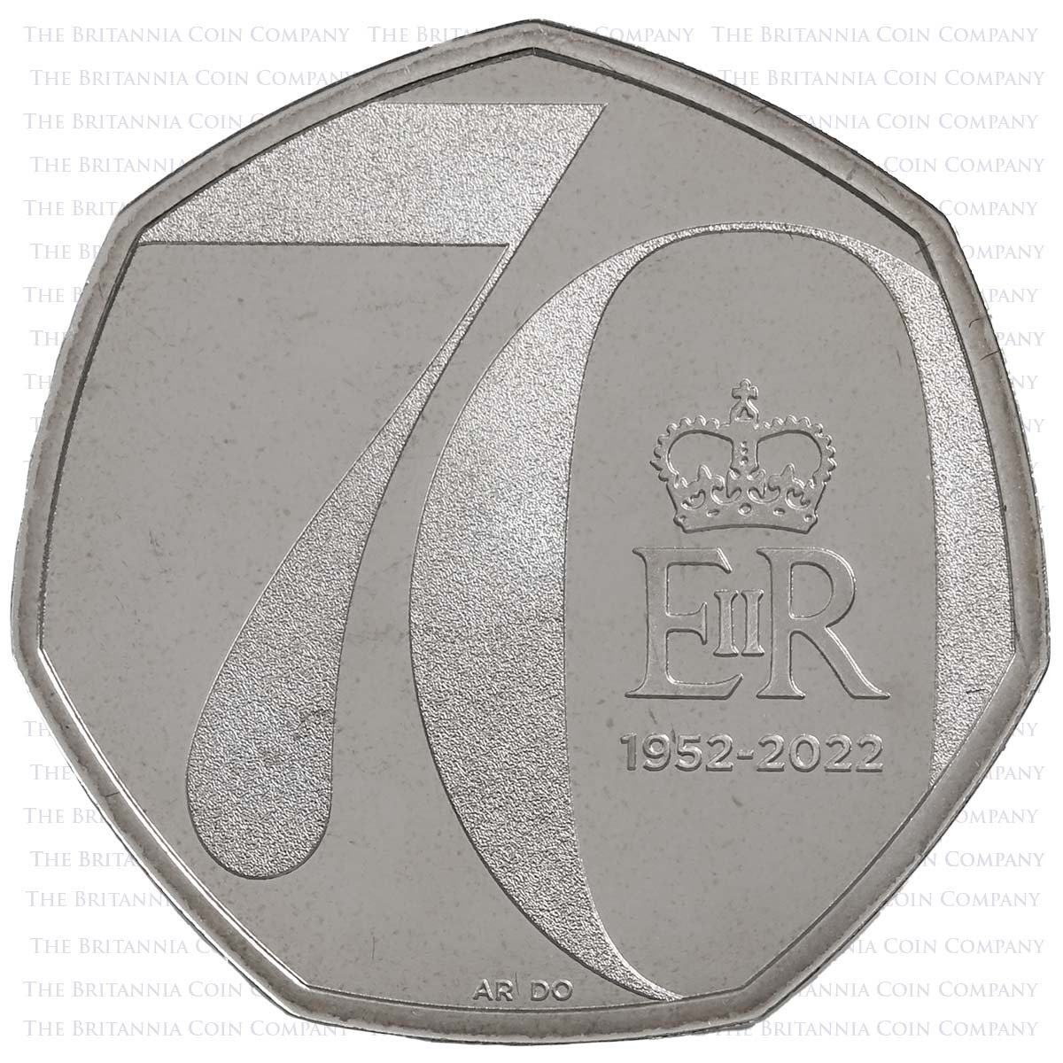 D22PM 2022 Annual 13 Coin Premium Proof Set Platinum Jubilee Fifty Pence