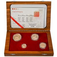 2010 4 Coin Gold Proof Krugerrand Prestige Set Thumbnail