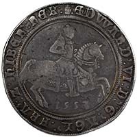 1551 Edward VI Crown MM Tun Overdate Thumbnail