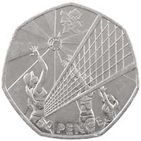 2011 Olympic Volleyball 50p Thumbnail