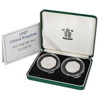 1997 Old and New 50p Set Silver Proof Thumbnail