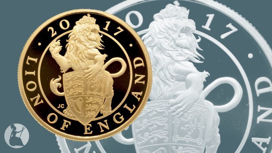 Queen's Beasts Lion of England Graphic.