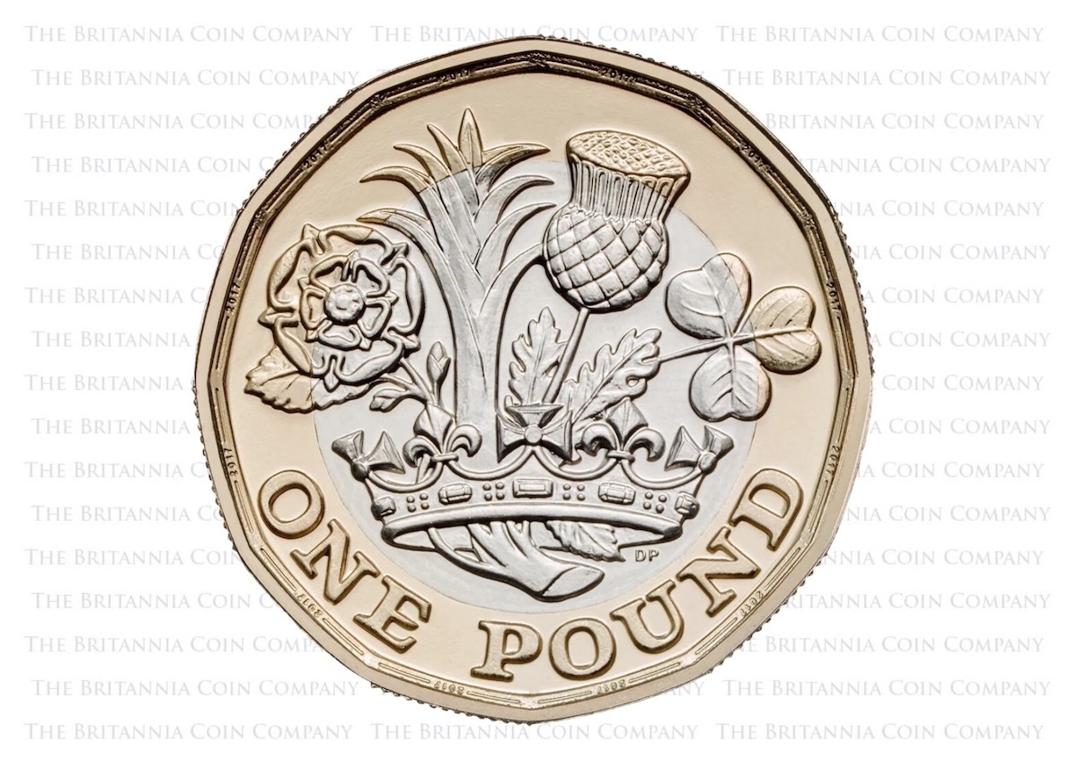 The current definitive £1 is the work of David Pearce who was just 15 when he created the design which replaced the old 'Round Pound' in 2016.