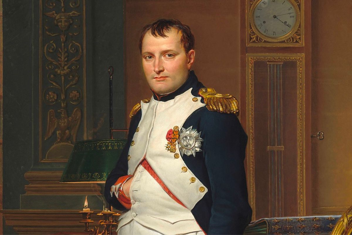 The Emperor Napoleon by Jacques-Louis David, 1812. Collection of the National Gallery of Art. Pistrucci's own portrait of Napoleon is now in the collection of the Victoria and Albert Museum. 