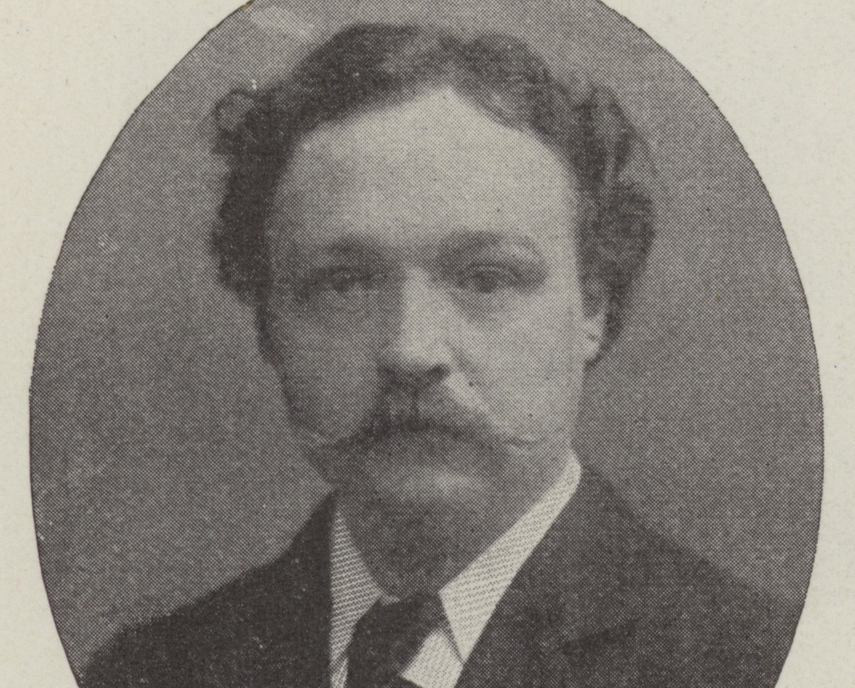 Photo of George William de Saulles from The Illustrated London News, 22 June 1901.