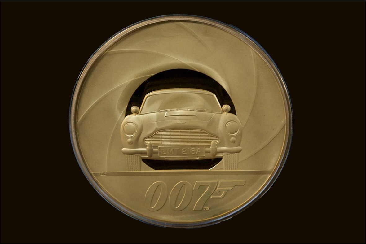 £175,000 Solid Gold James Bond Coin Could Be Yours For Just £5