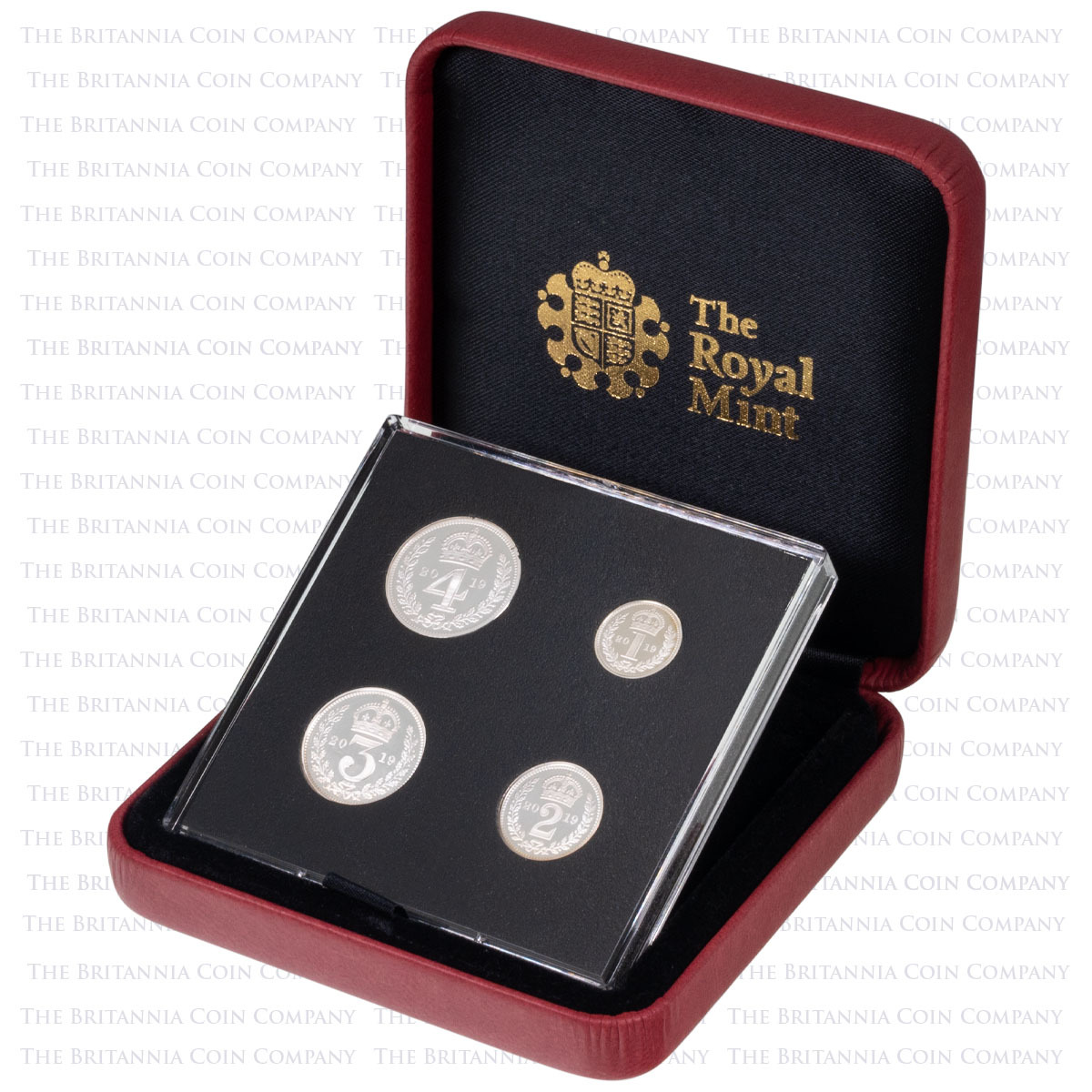 This 2019 silver Maundy Set comes in a special Royal Mint box with the coins themselves sealed in a handy clear, double-sided sleeve.