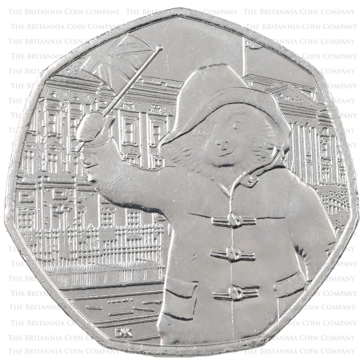 2018 Paddington Bear At Buckingham Palace Circulated Fifty Pence Coin Reverse