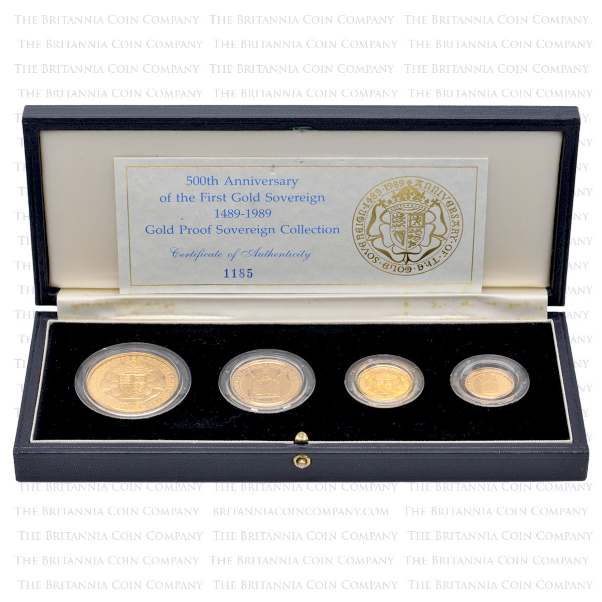 1989 4-coin Sovereign Set