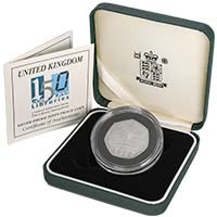 UKPLSP 2000 Public Libraries Act 50p Silver Proof Thumbnail