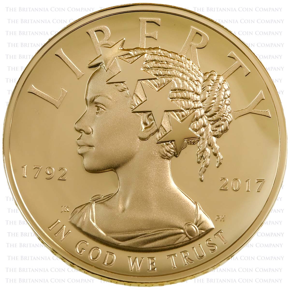 17XA 2017 American Liberty $100 Gold Proof Obverse