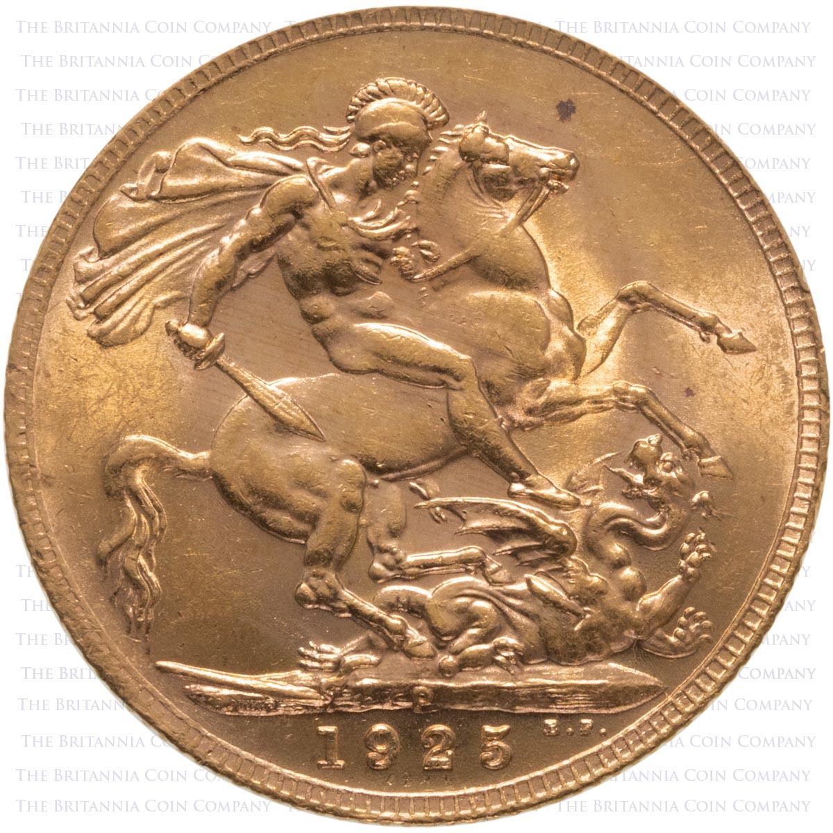 1925 King George V Gold Full Sovereign George V Perth Mint Australia (Best Value) Reverse