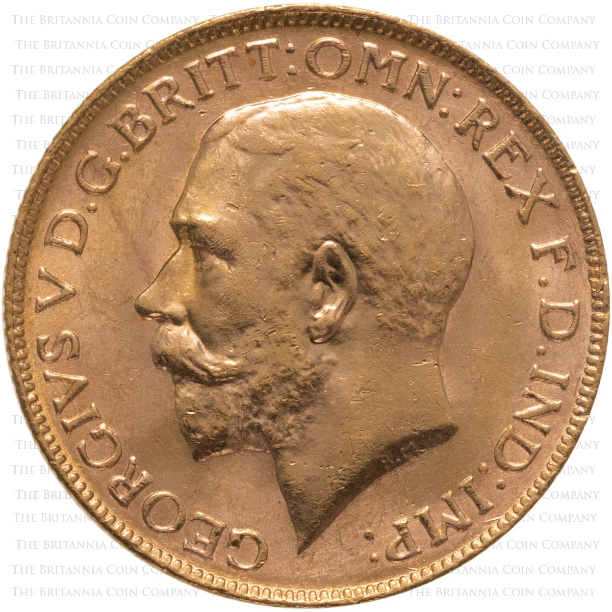 1926 King George V Gold Full Sovereign Melbourne Mint Australia (Best Value) Obverse