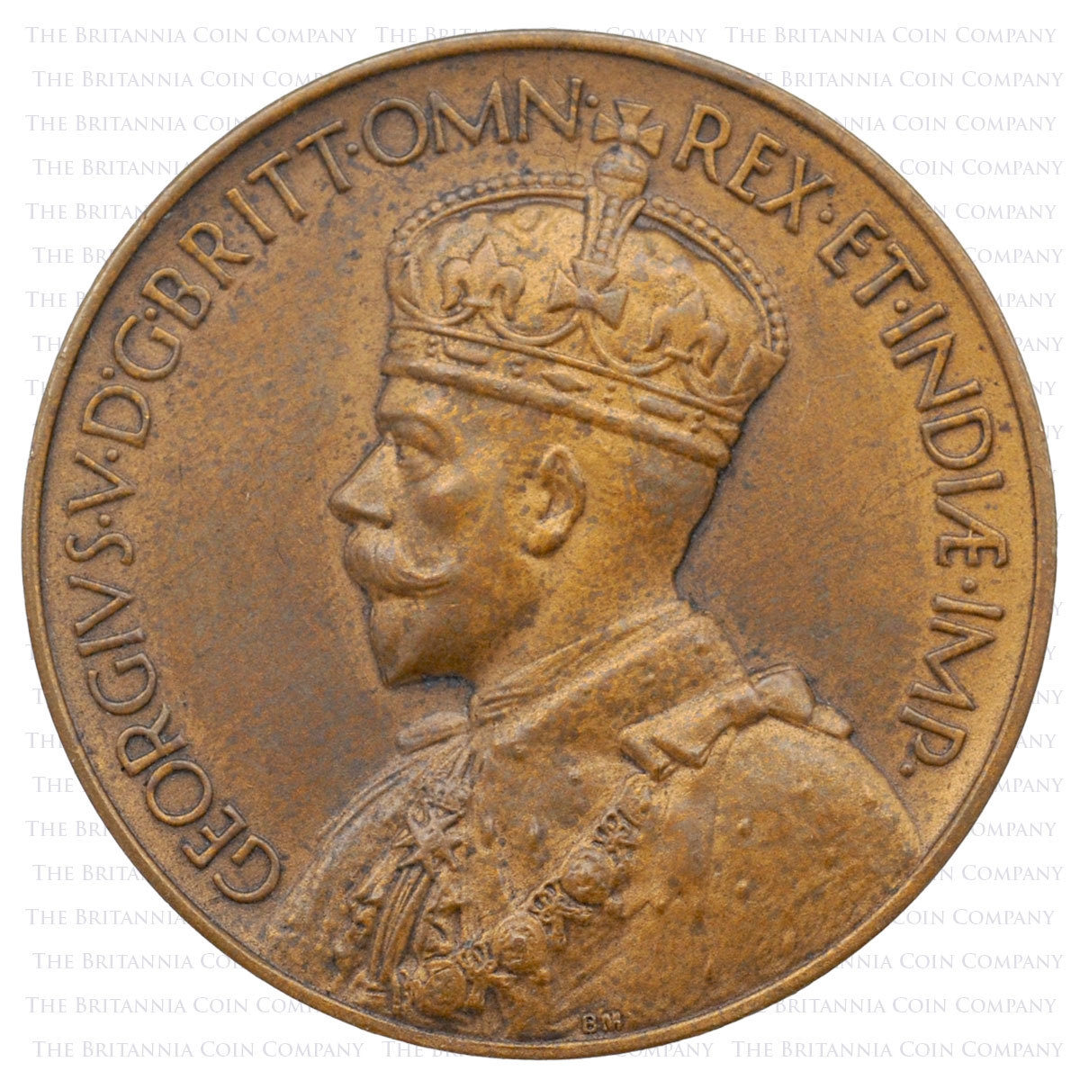1933 Falklands Bronze Centenary Medal Obverse
