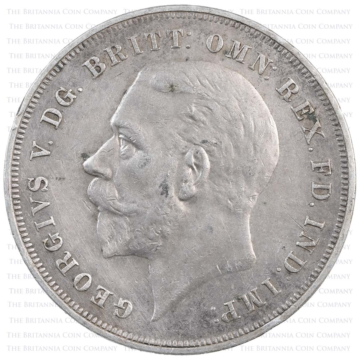 1935 George V (1865 - 1936) Great Britain Royal Mint - 1oZ Silver Crown buy - Choice Fine