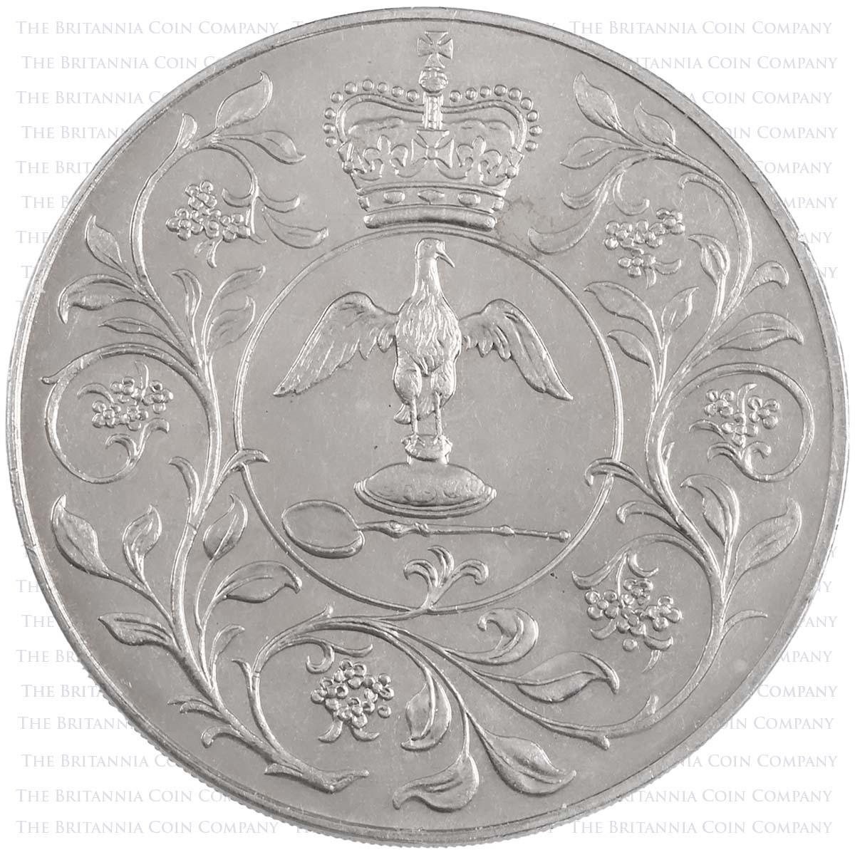 1977 Silver Jubilee Crown Coin | For Sale