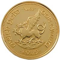 1989 Welsh Gold Sovereign Medallion Thumbnail
