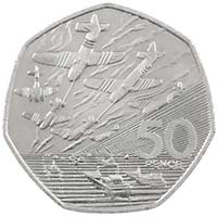 1994 D-Day Landings Circulated Fifty Pence Coin Thumbnail