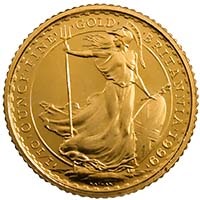 One Tenth 22ct Gold Britannia