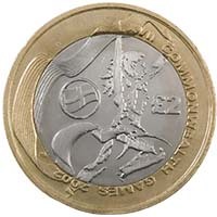 2002 England Commonwealth Games Circulated Two Pound Coin Thumbnail