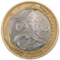 2002 Scotland Commonwealth Games Circulated Two Pound Coin Thumbnail