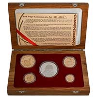 2010 4 Coin Gold Proof Krugerrand Set Paul Kruger Thumbnail