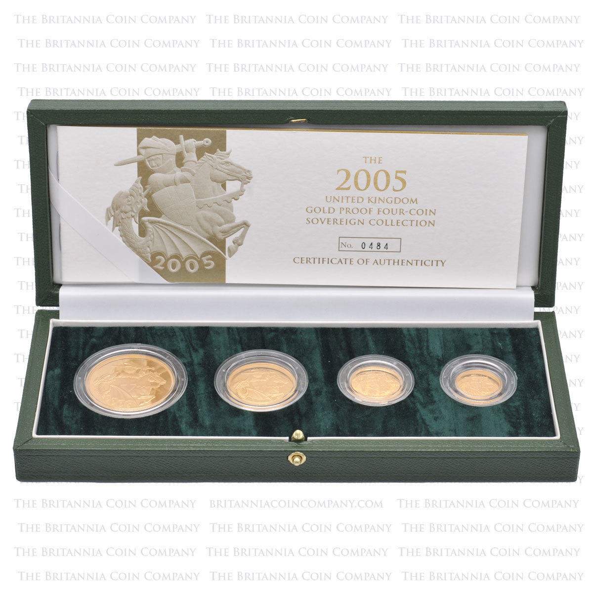 2005 4-Coin Gold Sovereign Proof Set