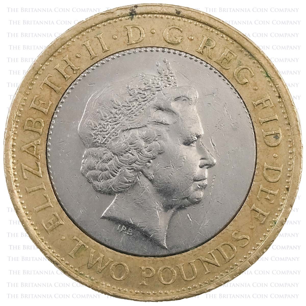 2007 Abolition Of The Slave Trade UK £2 Coin Obverse