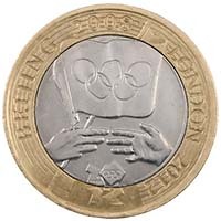 2008 Olympics Handover To London Ceremony Circulated Two Pound Coin Thumbnail