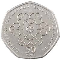 2010 Girl Guiding Circulated Fifty Pence Coin Thumbnail