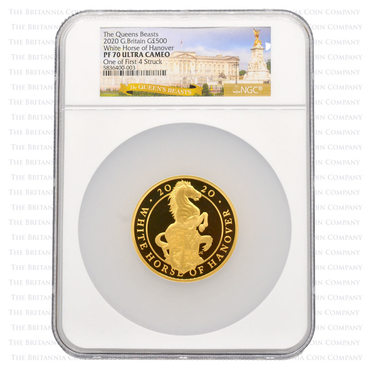 White Horse of Hanover 2020 5oz Gold Proof Coin