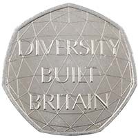 2020 Diversity Built Britain Circulated Fifty Pence Coin Thumbnail