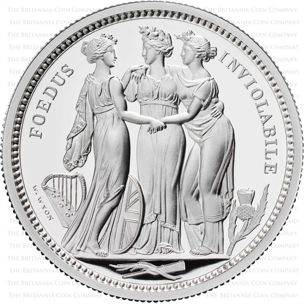 2020 Royal Mint Three Graces 1Kg Silver