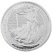 2021 Britannia One Ounce Silver Bullion Coin Thumbnail