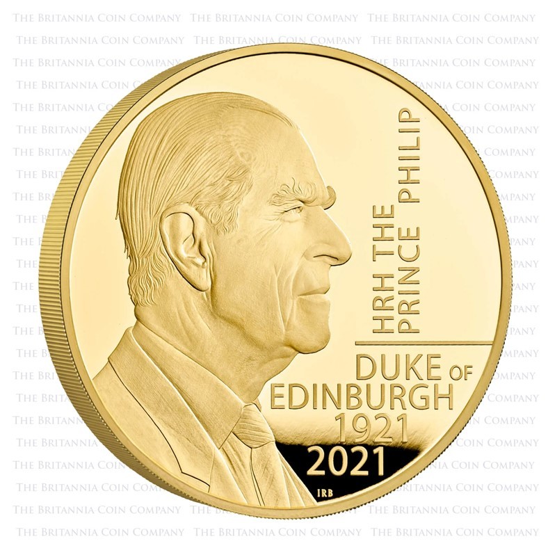 2021 Prince Philip Duke of Edinburgh 1 Kilo Gold Proof Certificate #1 Reverse