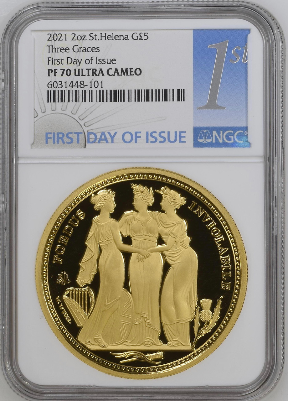 2021-St-Helena-Three-Graces-Gold-2oz-PF70