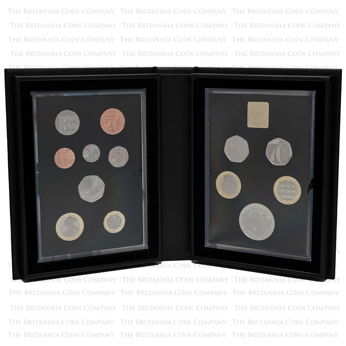 D22COLL 2022 Annual 13 Coin Collectors Proof Set Platinum Jubilee Folder