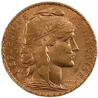 Gold French 20 Francs (Best Value) Thumbnail