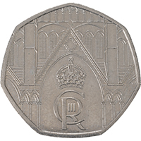 2023 Charles III Coronation Fifty Pence Circulated Coin Thumbnail