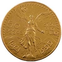 Mexican 50 Pesos Gold Coin (Best Value) Thumbnail