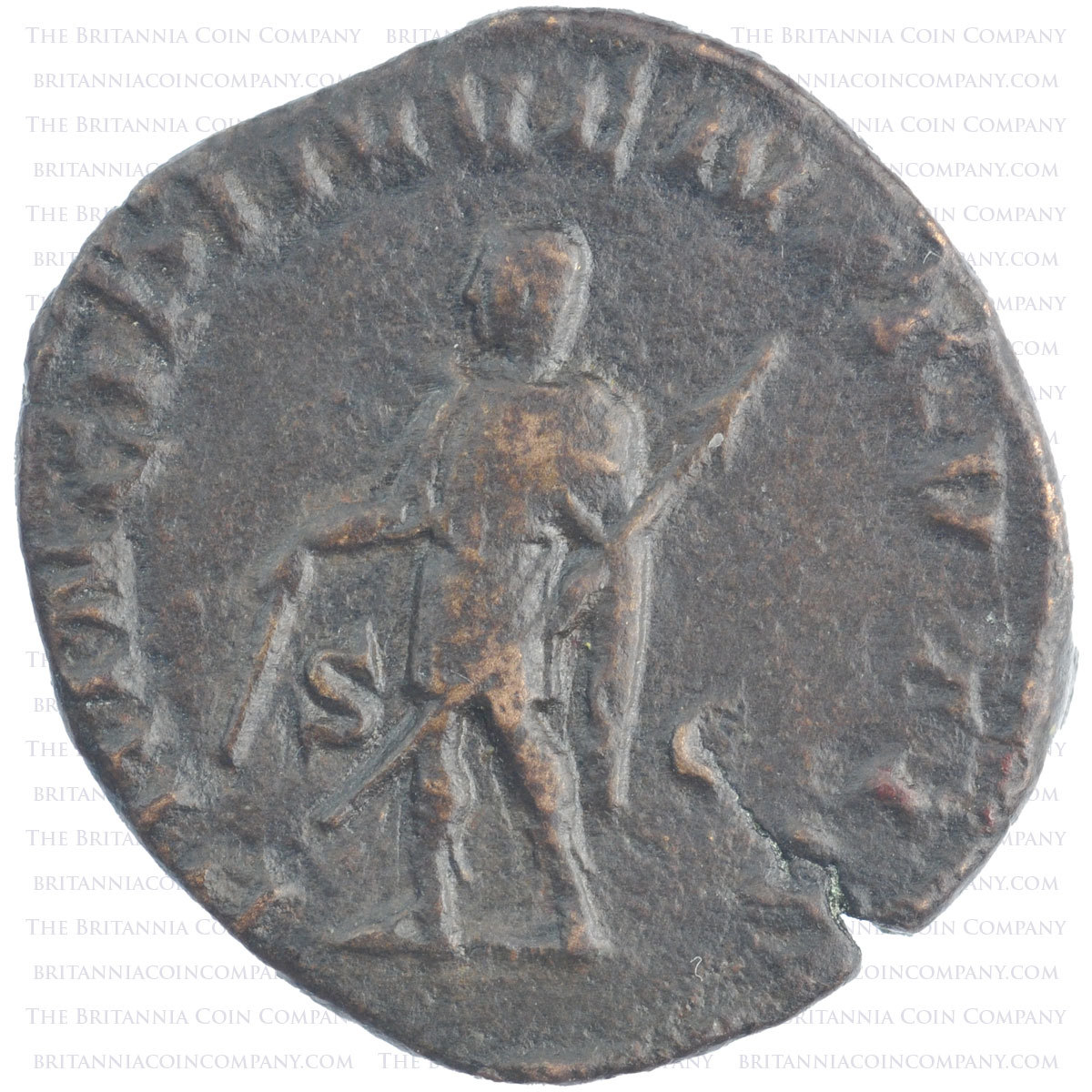AD 251 Herennius Etruscus AE Sestertius