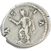 AD 136 Hadrian AR.Denarius ASIA 