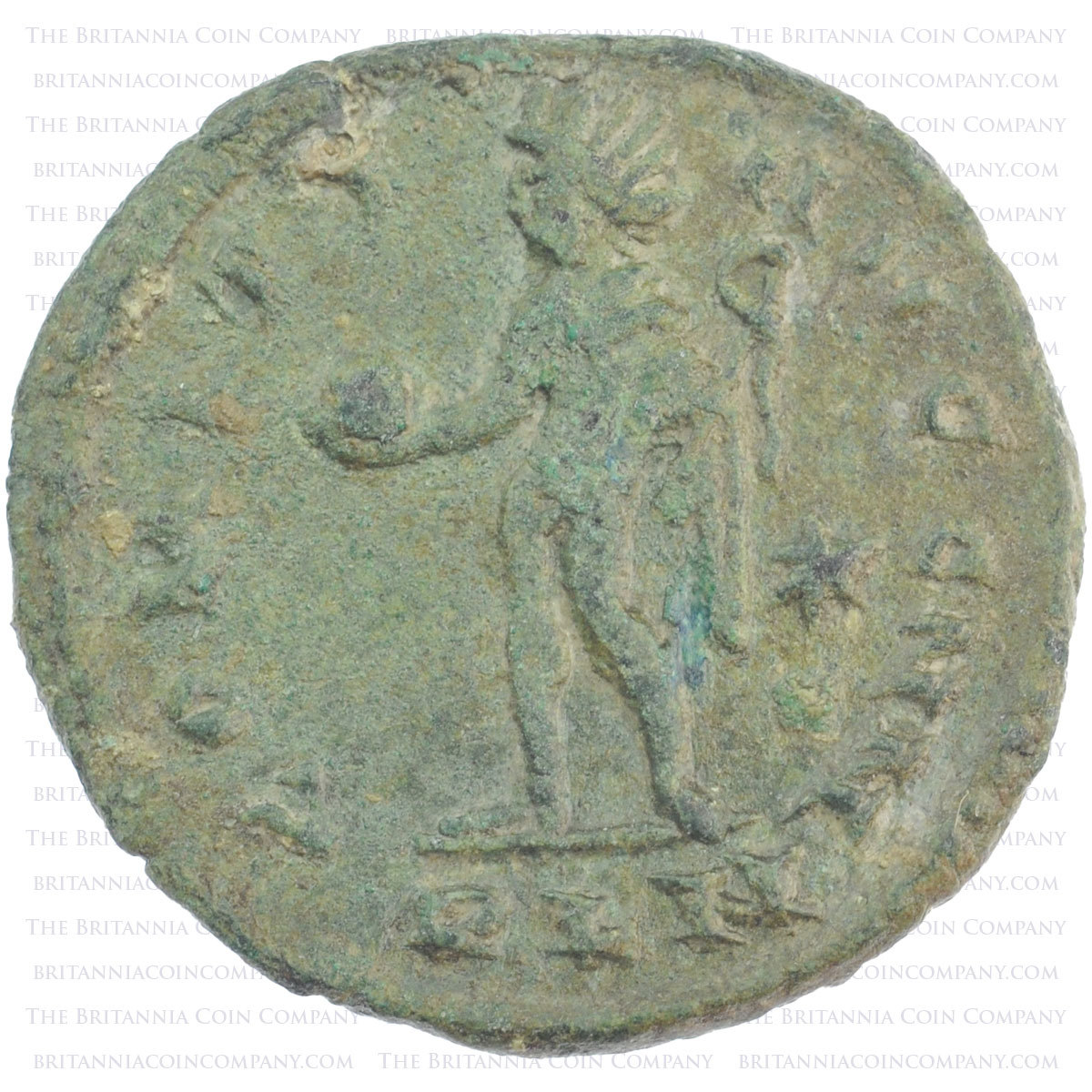 AD 307-337 Constantine I (The Great) AE Follis London mint Reverse