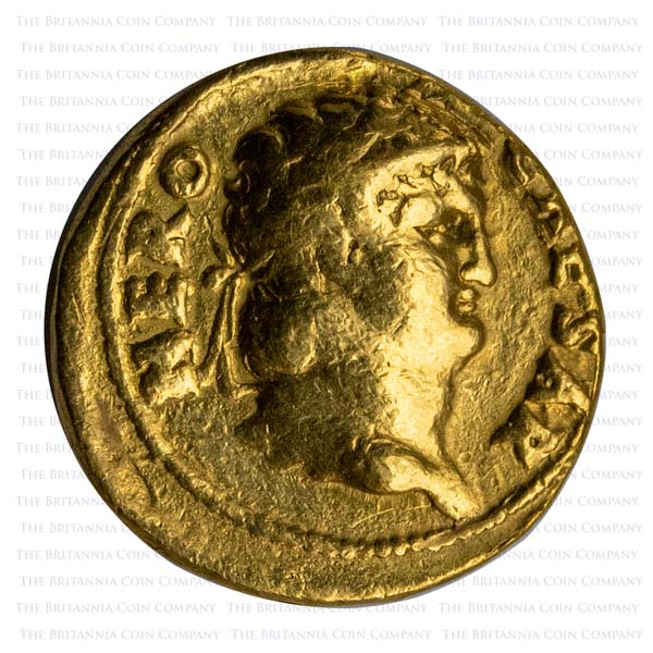 AD 64-65 Nero Aureus Germanicus Obverse