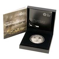 2014 Alderney D-Day 70th Anniversary £5 Silver Proof Boxed Thumbnail